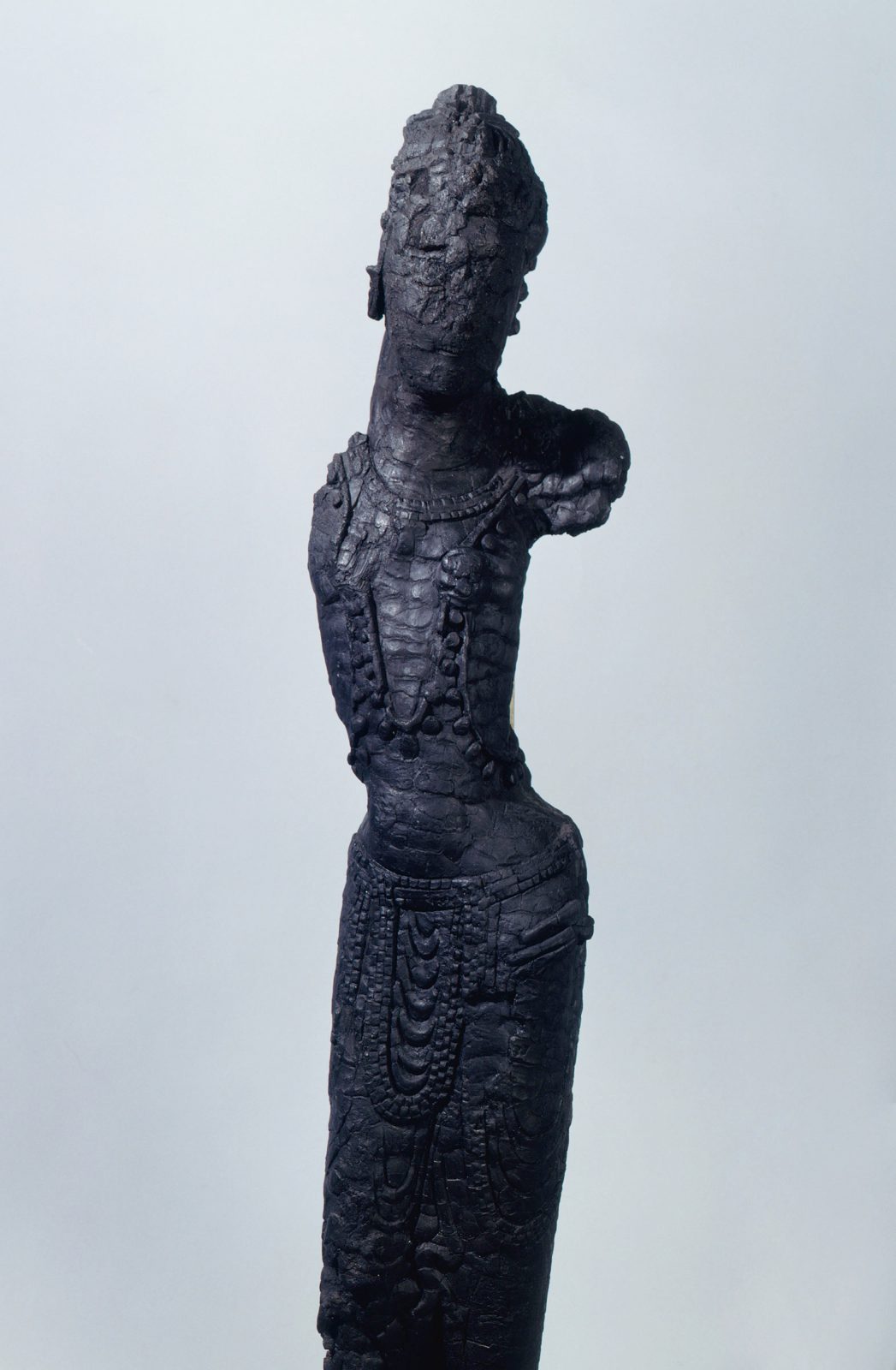 Charred Wood Caryatid