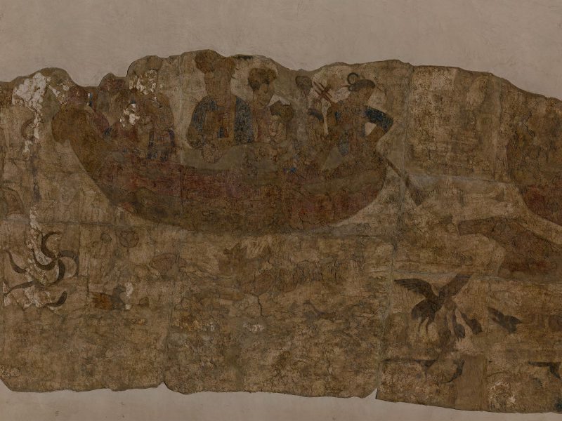 Sogdian wall painting from Afrasaib