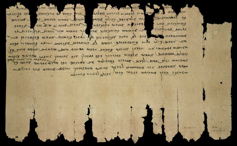 fragmentary letter written in Sogdian