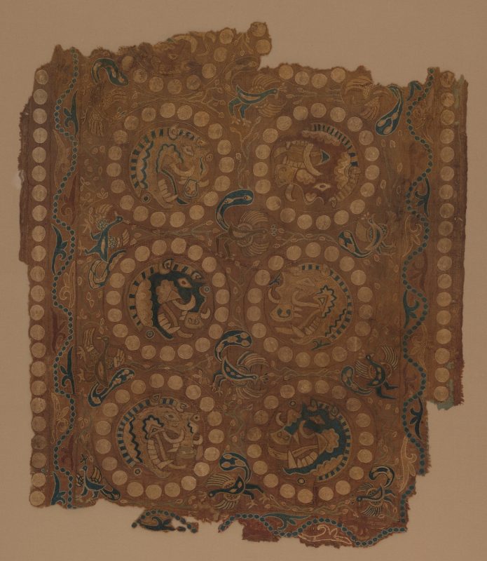 Textile with Medallions
